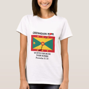T-shirt GRENADIAN MOM vaut plus que Rubies PROVERBS 31