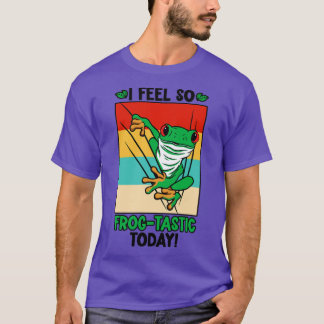 T-shirt Grenouille à arbre rouge Cute Rainforest Amphibian