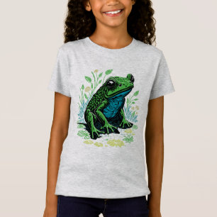 T-Shirt Grenouille à étang détaillée