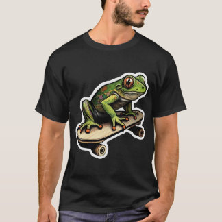T-shirt grenouille à roulettes (16)