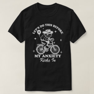 T-shirt grenouille amusante - Cowboy à vélo