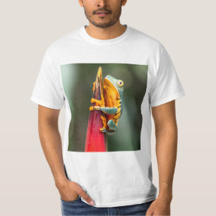 T-shirt Grenouille arboricole à pattes de tigre verte oran