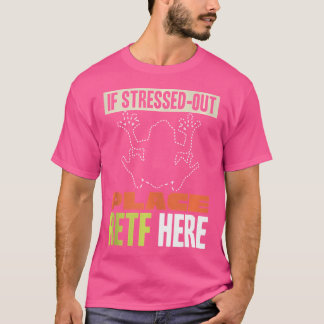 T-shirt Grenouille Arbre Rouge Amphibiens Placer Retf ici