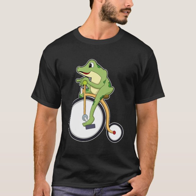 T-shirt Grenouille au cirque avec vélo.PNG (Devant)