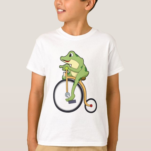 T-shirt Grenouille au cirque avec vélo.PNG (Devant)