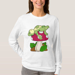 T-shirt Grenouille au coucher du champignon