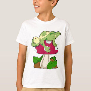 T-shirt Grenouille au coucher du champignon