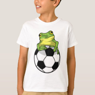 T-shirt Grenouille avec balle de football
