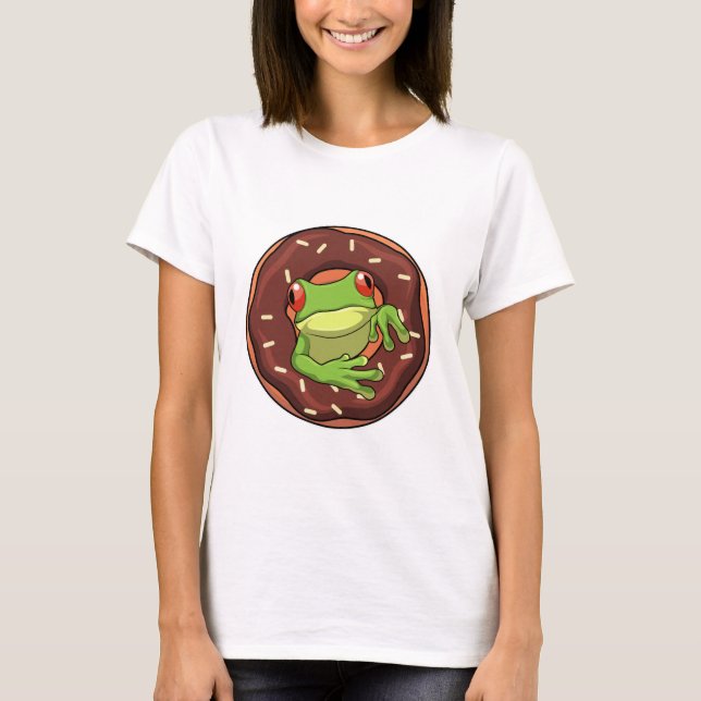 T-shirt Grenouille avec beigne (Devant)