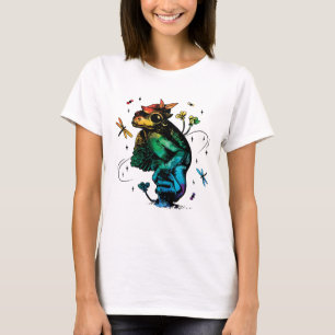 T-shirt Grenouille avec champignon Cottagecore Style dessi