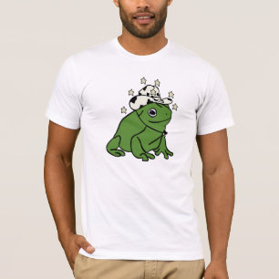 T-shirt Grenouille avec un Casquette de cowboy 