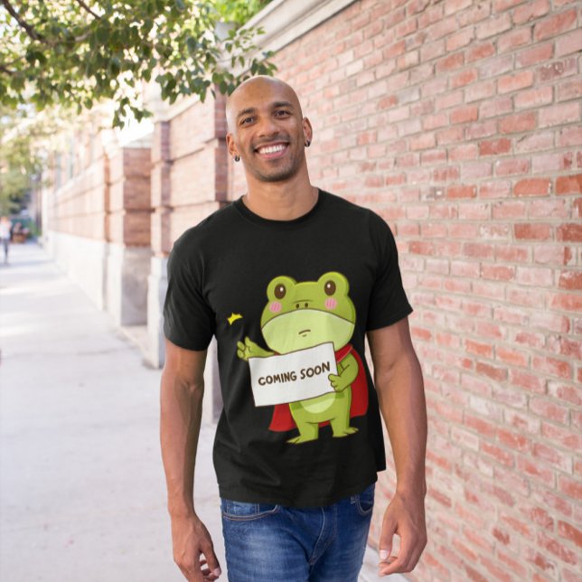 T-shirt Grenouille Bientôt - Grenouille avec Cap Holding V (Créateur téléchargé)