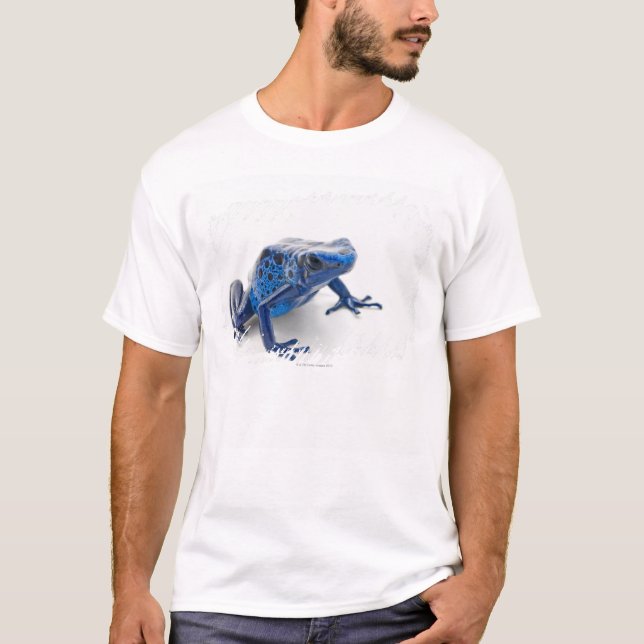 T-shirt Grenouille bleue de dard de poison (Dendrobates (Devant)