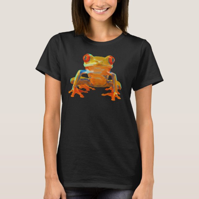 T-shirt Grenouille colorée (Devant)