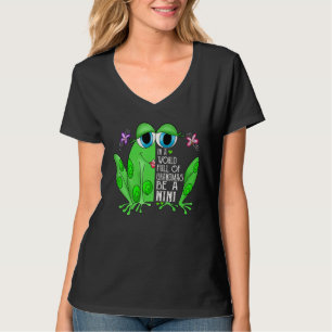 T-shirt Grenouille Dans Un Monde Plein De Grands-Mères Soi