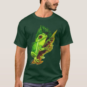 T-shirt Grenouille d'arbre verte