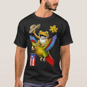T-shirt Grenouille de Coqui Porto Rico