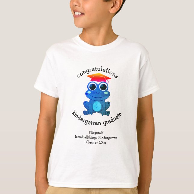 T-shirt Grenouille de la maternelle (Devant)