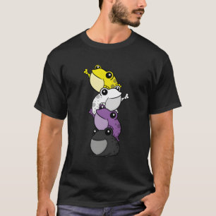 T-shirt Grenouille de Pride non binaire Cottagecore de Pri