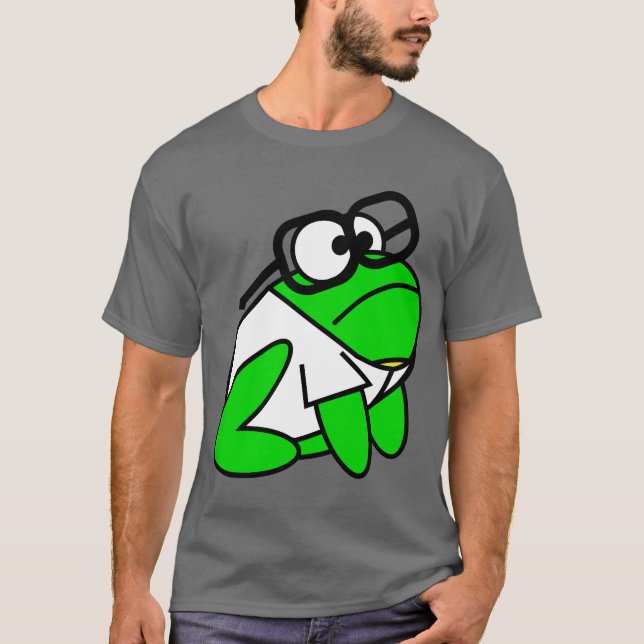 T-shirt Grenouille d'études spatiales (Devant)