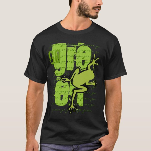 T-shirt grenouille devenez écolo (Devant)