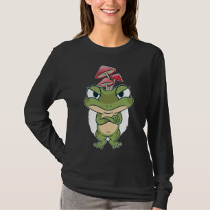 T-shirt Grenouille drôle avec champignons