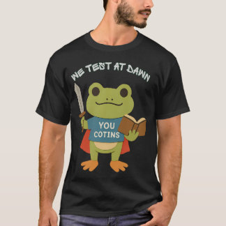 T-shirt Grenouille Enseignante Nous Testons à l'Aube Coord