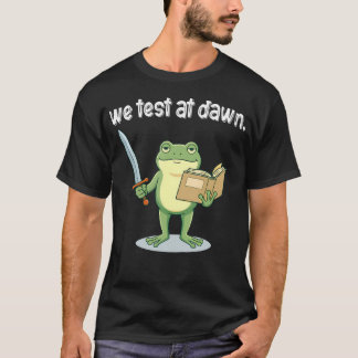 T-shirt Grenouille Enseignante Nous Testons à l'Aube Coord