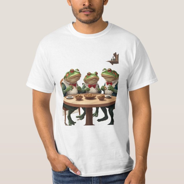 T-shirt Grenouille et crapaud : Nous devrions arrêter de m (Devant)
