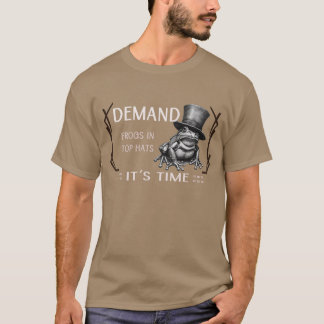 T-shirt Grenouille Exigeante en Chapeaux Melons