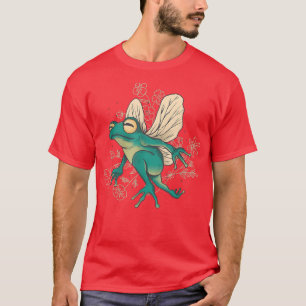 T-shirt Grenouille Fée Avec Ailes
