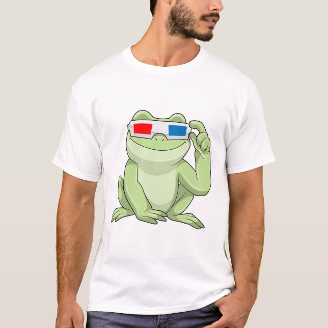T-shirt Grenouille Glasses (Devant)