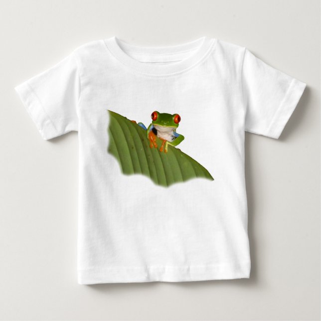 T-shirt grenouille grenouille rouge Eyed Gaudy (Devant)