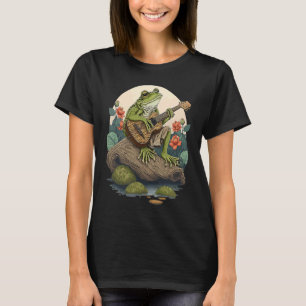 T-shirt Grenouille jouant de la guitare Grenouille Banjo s