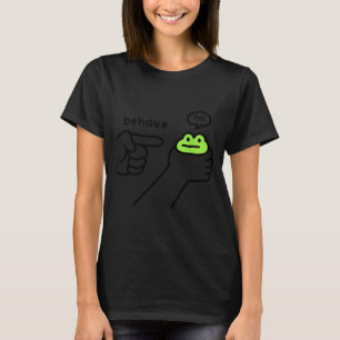 T-shirt Grenouille malhonnête Mème de grenouille drôle Ne