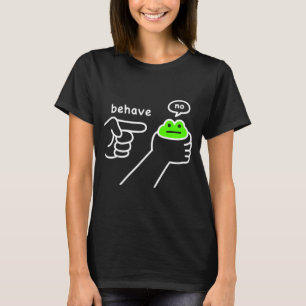 T-shirt Grenouille malhonnête Mème de grenouille drôle Se