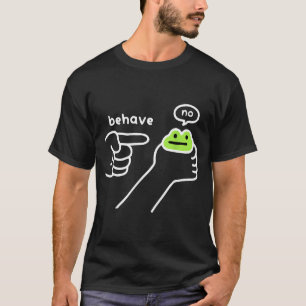 T-shirt Grenouille malhonnête Mème de grenouille drôle Se