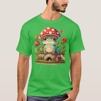 T-shirt grenouille mignonne esthétique sur Champhroom 1