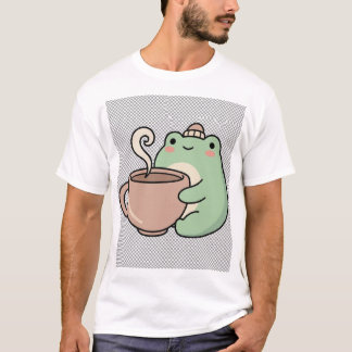T-shirt Grenouille mignonne et confortable avec illustrati