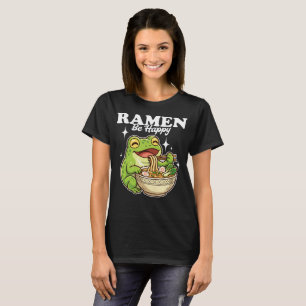 T-shirt Grenouille Mignonne Mangeant Ramen – Ramen Soyez H