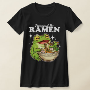 T-shirt Grenouille Mignonne Mangeant Ramen – Ramen Soyez H