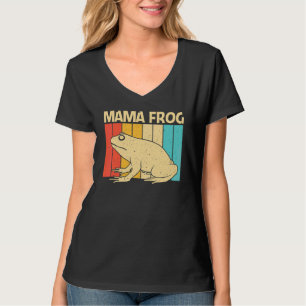 T-shirt Grenouille Mignonne Pour Femme Maman Attrapeur De