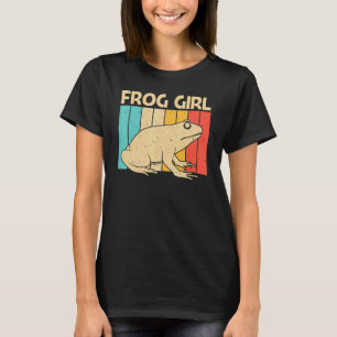 T-shirt Grenouille Mignonne Pour Filles Maman Piège Crapau