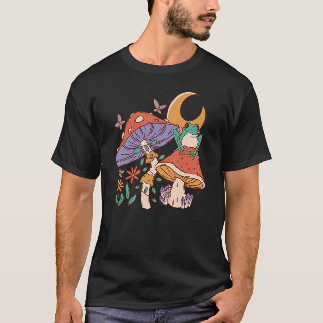 T-shirt Grenouille mushroomcore (Devant)