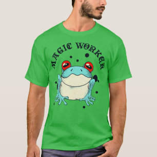 T-shirt Grenouille ouvrière magique animal psychédélique