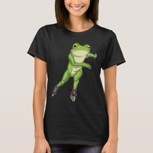 T-shirt Grenouille Patinage en ligne Patins à rouleaux