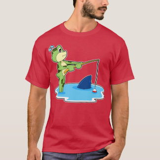 T-shirt Grenouille Poignée de pêche