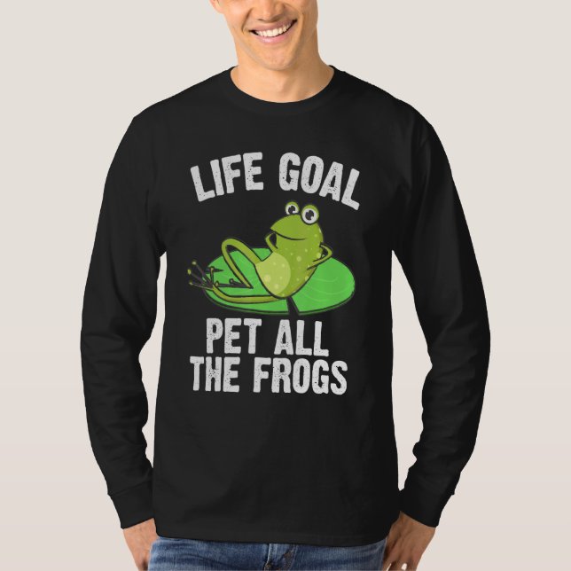 T-shirt Grenouille pour hommes femmes mignonne grenouille  (Devant)