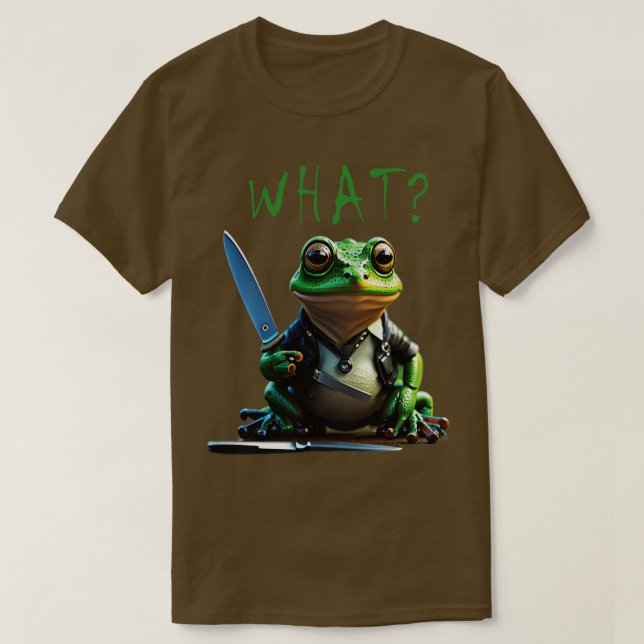 T-shirt grenouille quoi (Design devant)