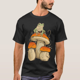 T-shirt Grenouille sur champignon Cottagecore Goblincore V